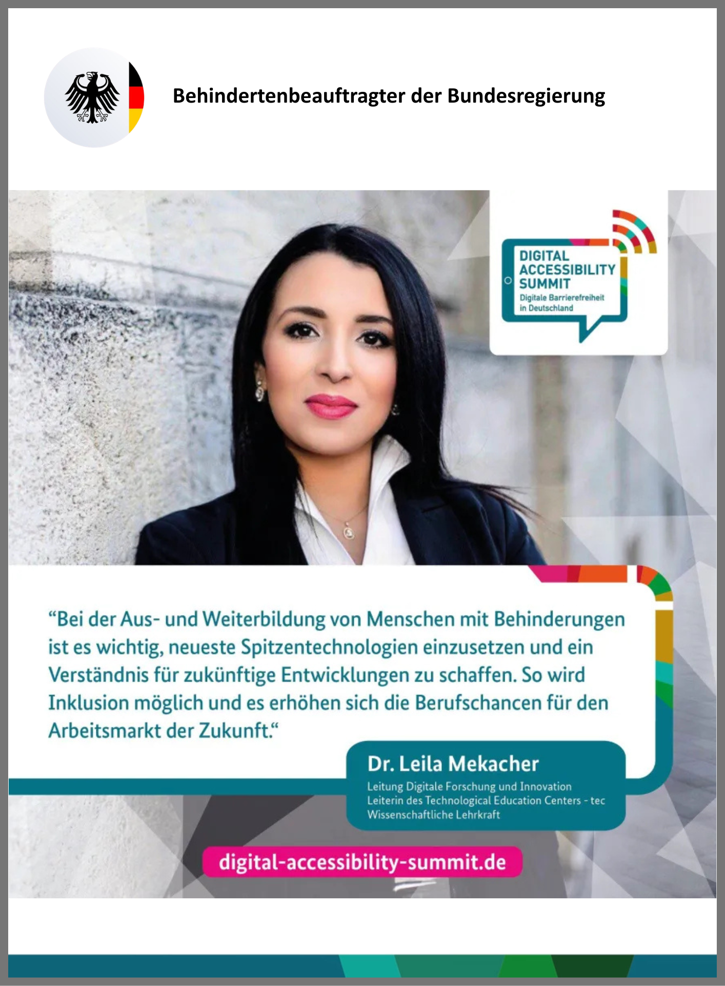ehindertenbeauftragter der Bundesregierung